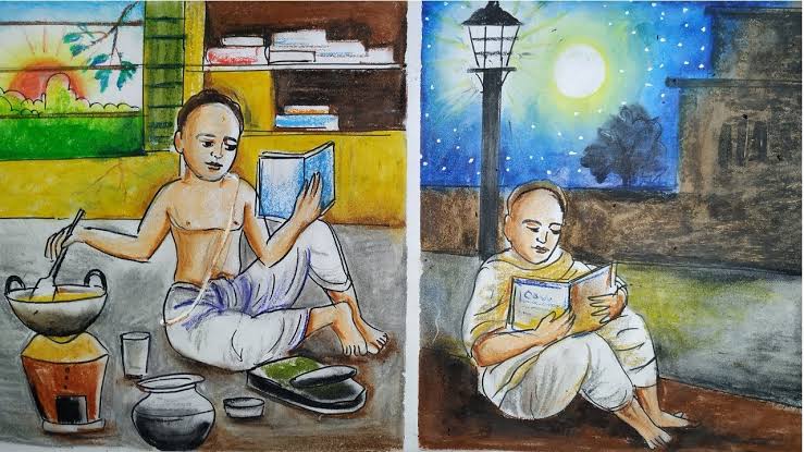 Ishwar Chandra Vidyasagar painting 